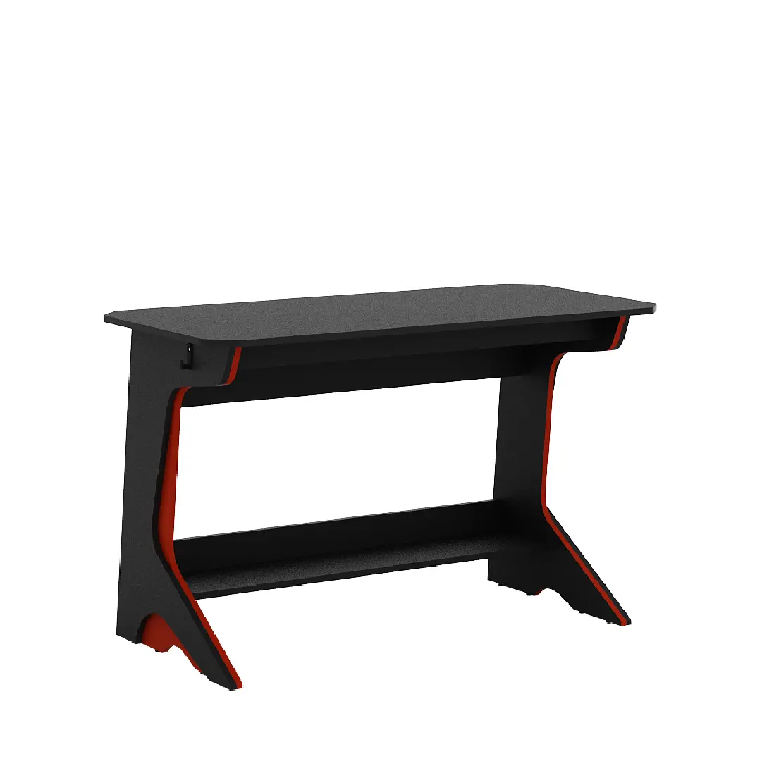 PIRA -  SONIC DK120 MEJA KOMPUTER / MEJA GAMING / MEJA KERJA / MEJA BELAJAR / MEJA KANTOR warna BLACK - RED - PIRA - foto 4