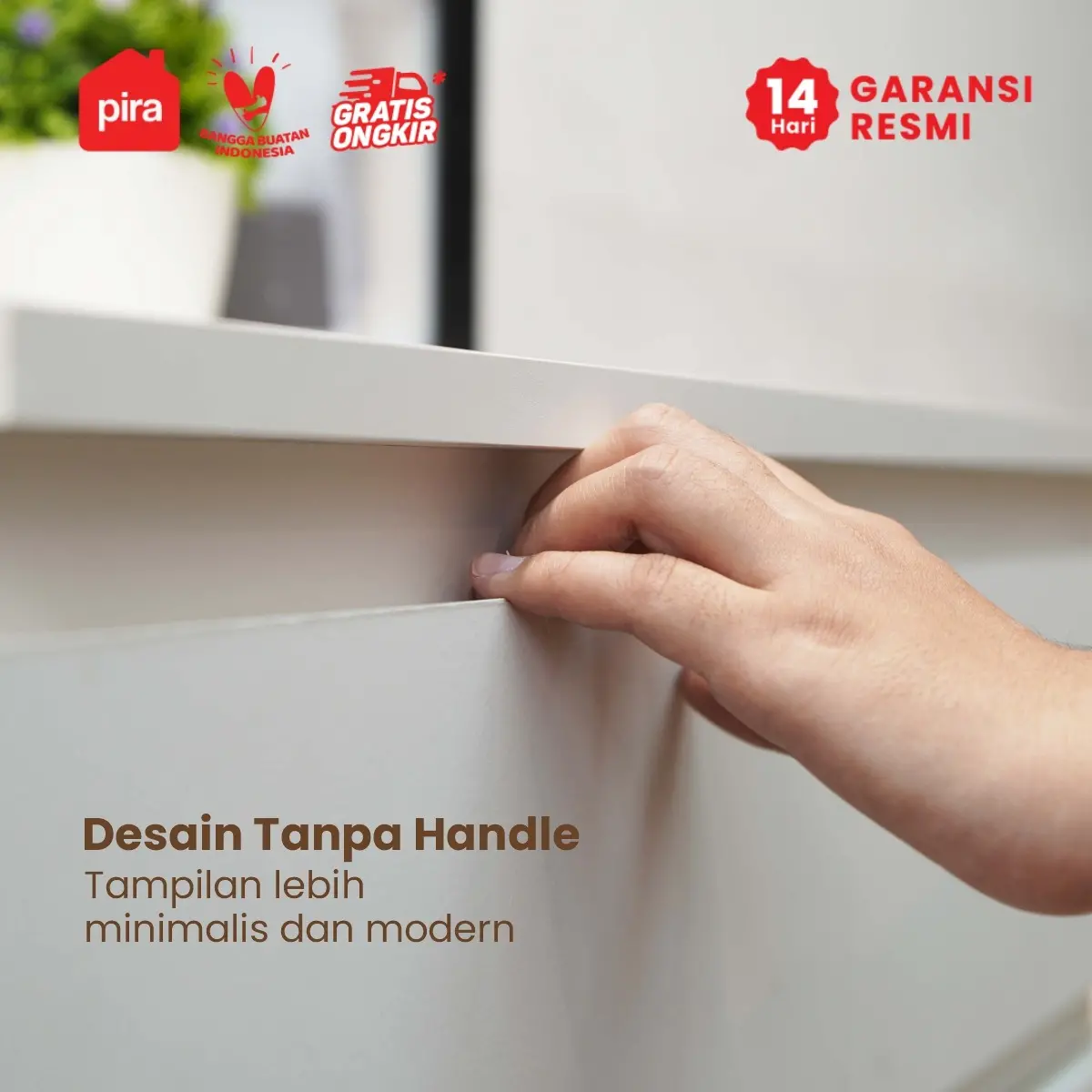 PIRA -  LINUS CH3+3 LEMARI LACI warna WHITE SM - PIRA - foto 6