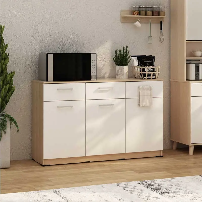 PIRA METROPOLIS OX - ARUNA SB121 BUFET / RAK DAPUR / KITCHEN SET BAWAH DAPUR / LEMARI DAPUR warna PRO OAK - WHITE - PIRA METROPOLIS OX - foto 10