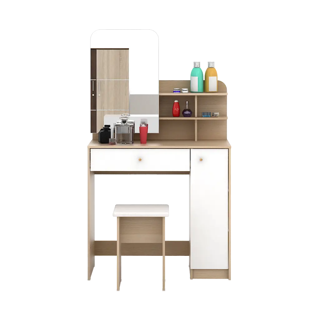 PIRA METROPOLIS - SECHA DS80 MEJA RIAS warna PRO OAK - WHITE - METROPOLIS - foto 2