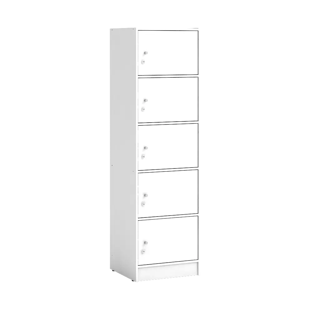 PIRA METROPOLIS - ALBA RSG 5 TS RAK SERBAGUNA / LEMARI SUSUN warna WHITE - METROPOLIS - foto 6