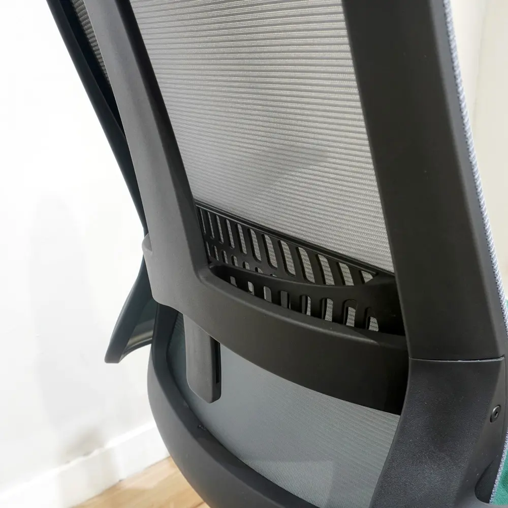 WORKDESIGN - AHSOKA PC PR KURSI KANTOR / KURSI KERJA ERGONOMIS DENGAN SANDARAN KEPALA DAN LUMBAR SUPPORT warna DARK GREY - BLACK GREEN - WORKDESIGN - foto 6