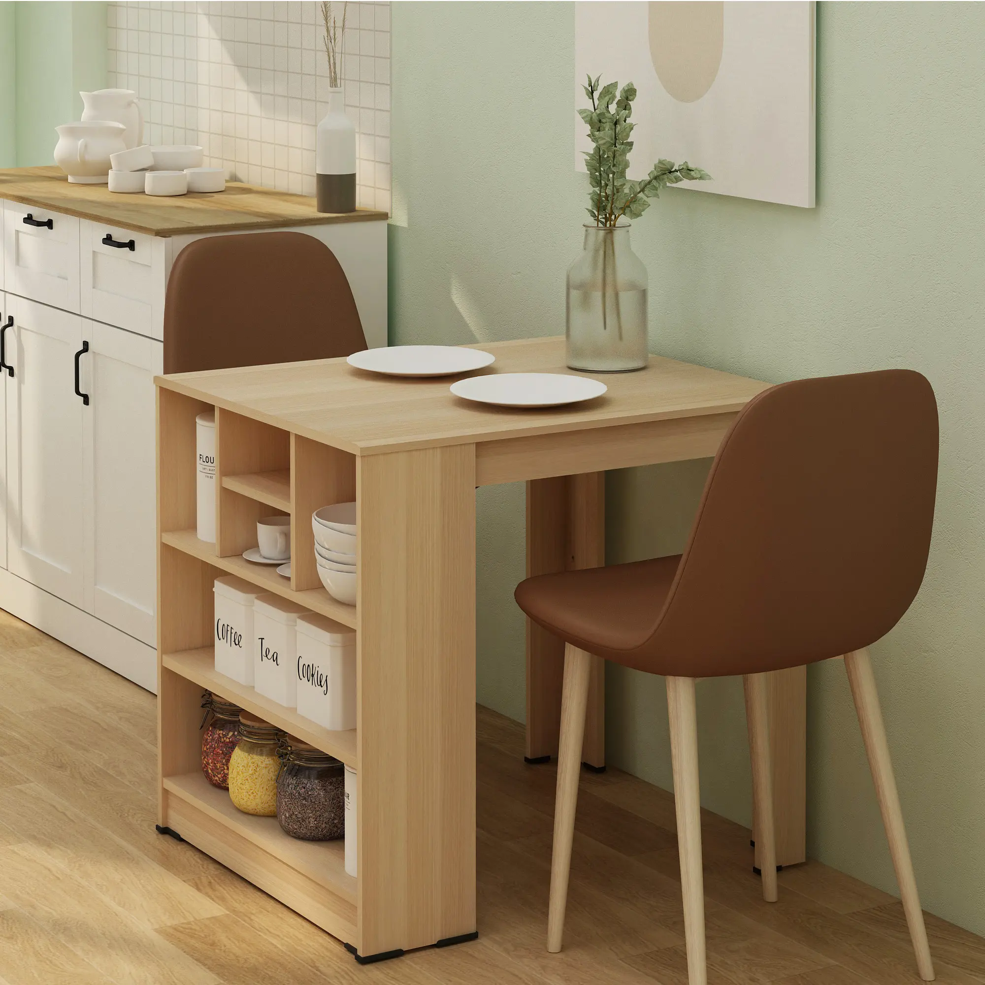 VOILA DT80 PRO OAK 1 PCS + KULT DC PVC BROWN 2 PCS - foto 1