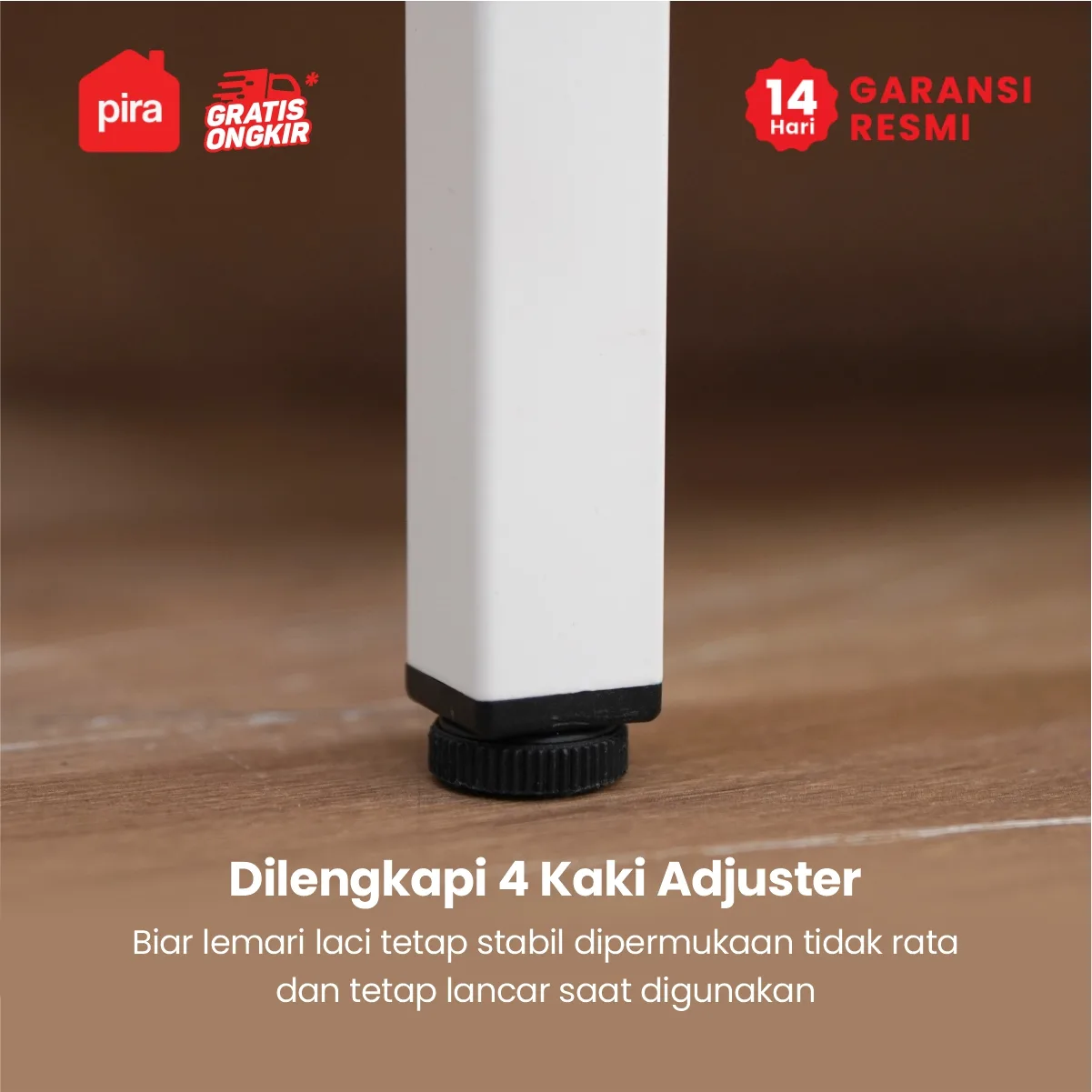 PIRA - ALEX MCH3 LEMARI LACI / LACI BESI / DRAWER BESI warna WHITE - PIRA - foto 7