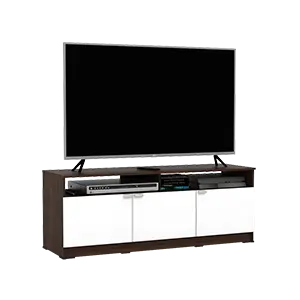PIRA METROPOLIS -  ALBA BAZ TV120  MEJA TV / RAK TV warna AMERICAN WALNUT - WHITE - METROPOLIS - foto 2
