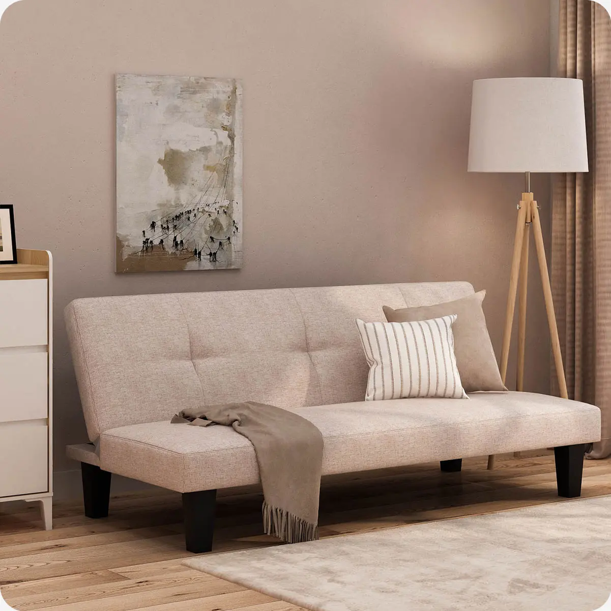 OLA SBD BOUTIQUE BEIGE + MOGI ET40 WHITE - OAK - foto 2