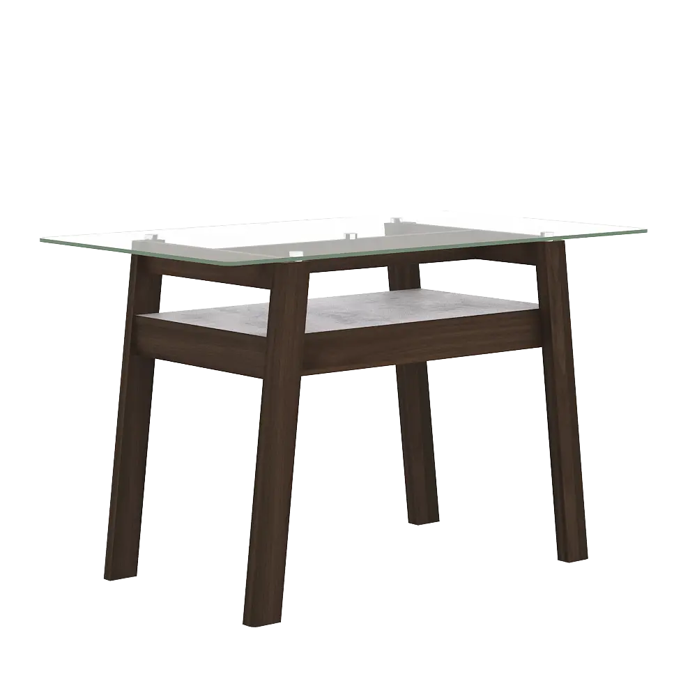 PIRA - NOBBEY DT120 MEJA MAKAN warna BROWN WALNUT - PIRA - foto 4