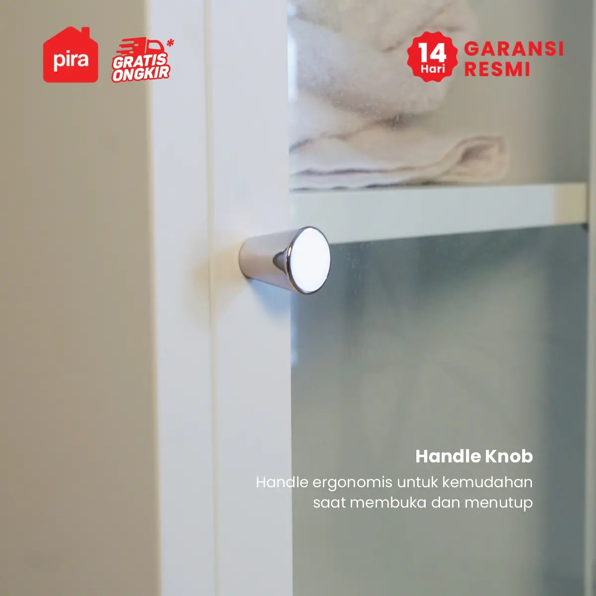 PIRA - KLENA MBTC FG LEMARI BESI / RAK KAMAR MANDI / LEMARI KAMAR MANDI / RAK DISPLAY / RAK BUKU warna WHITE - PIRA - foto 9