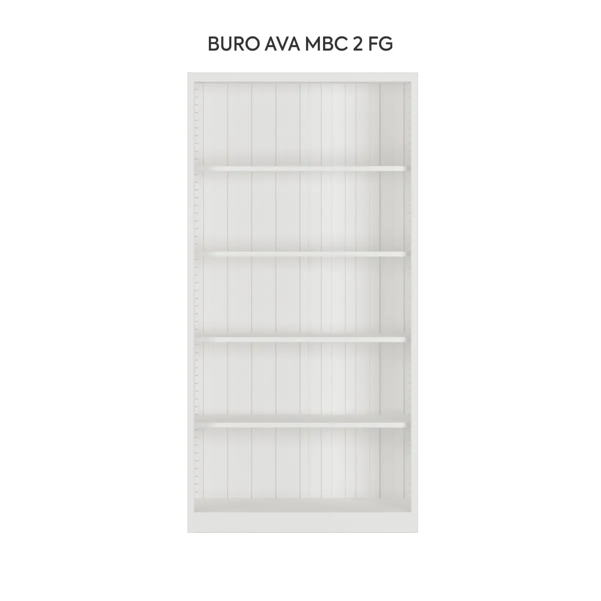 WORKDESIGN BURO AVA MBC 2 FG RAK BUKU BESI / LEMARI ARSIP KANTOR warna WHITE - WORKDESIGN - foto 7