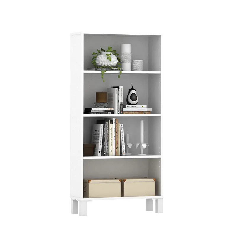 PIRA OX - POLKA BC60 RAK BUKU MINIMALIS SERBAGUNA 4 TINGKAT warna WHITE SM - PIRA OX - foto 5