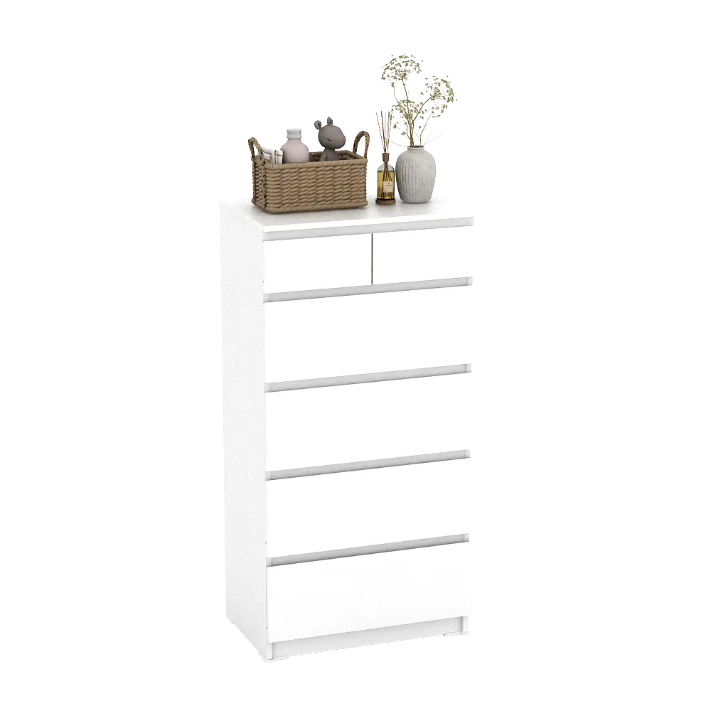 PIRA - LINUS CH4+2 LEMARI LACI / LEMARI SUSUN / DRAWER warna WHITE - PIRA - foto 4