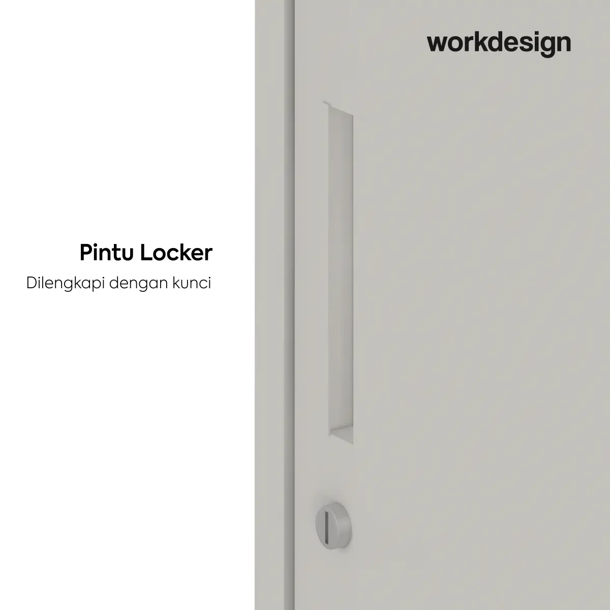 WORKDESIGN BURO MLK 3X3 LOKER BESI / LEMARI LOKER warna WHITE - WORKDESIGN - foto 3