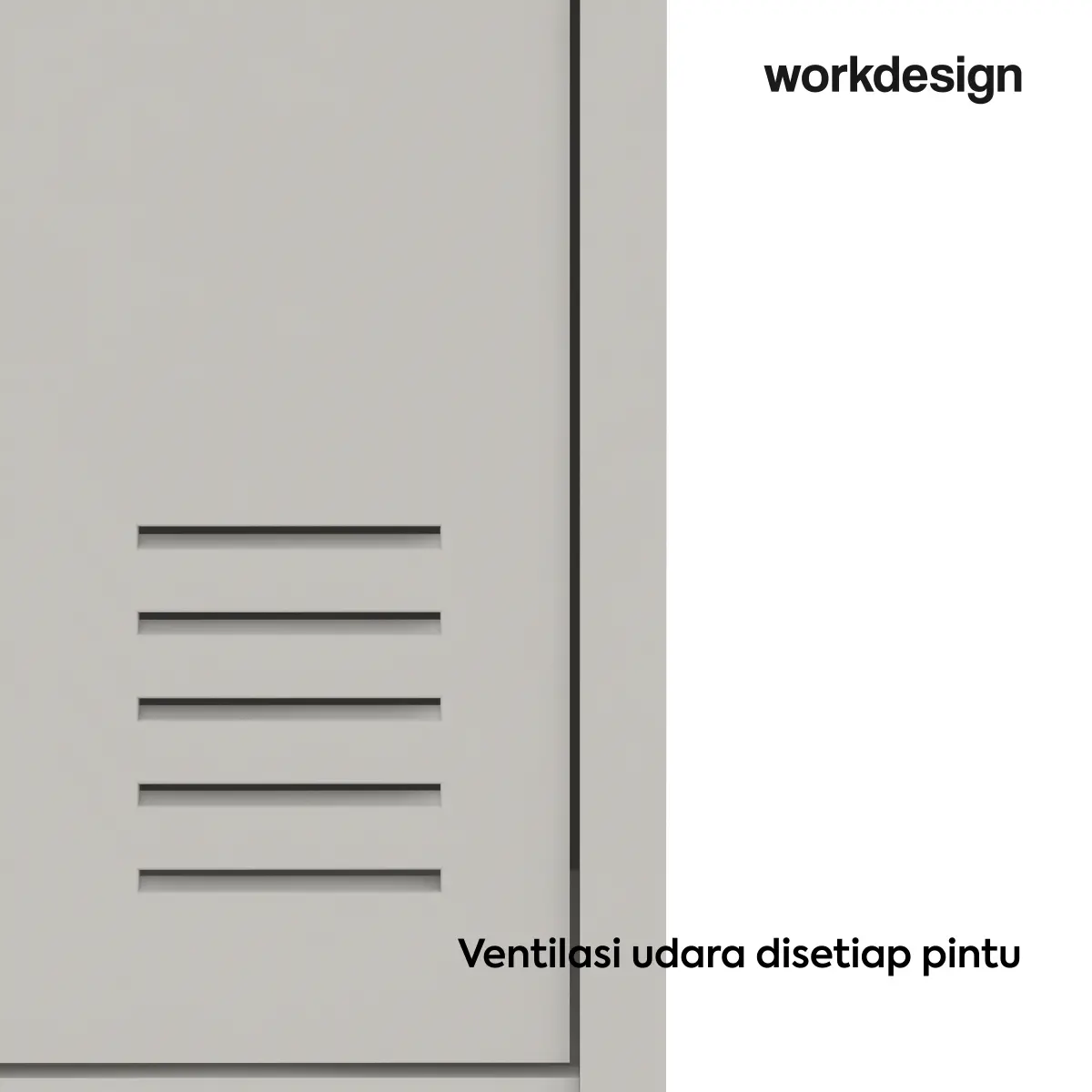 WORKDESIGN BURO MLK 3X3 LOKER BESI / LEMARI LOKER warna WHITE - WORKDESIGN - foto 5