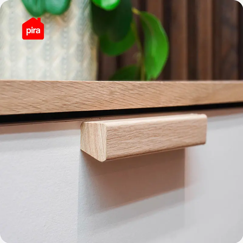PIRA METROPOLIS -  BEN CH3+3 LEMARI LACI 3+3 SUSUN / KABINET warna PRO OAK - WHITE - PIRA METROPOLIS - foto 11
