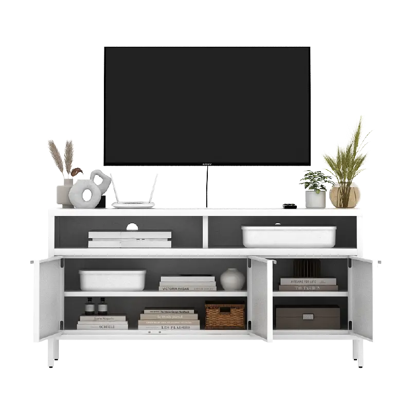 PIRA - ALEX MTV120 MEJA TV / RAK TV BESI warna WHITE - PIRA - foto 7