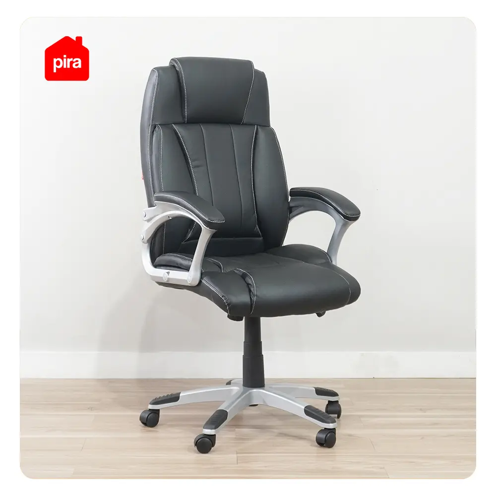 PIRA WORK - TAYLOR PC KURSI KERJA / KURSI KANTOR PRESIDENT CHAIR HITAM - BLACK warna BLACK - PIRA WORK - foto 6