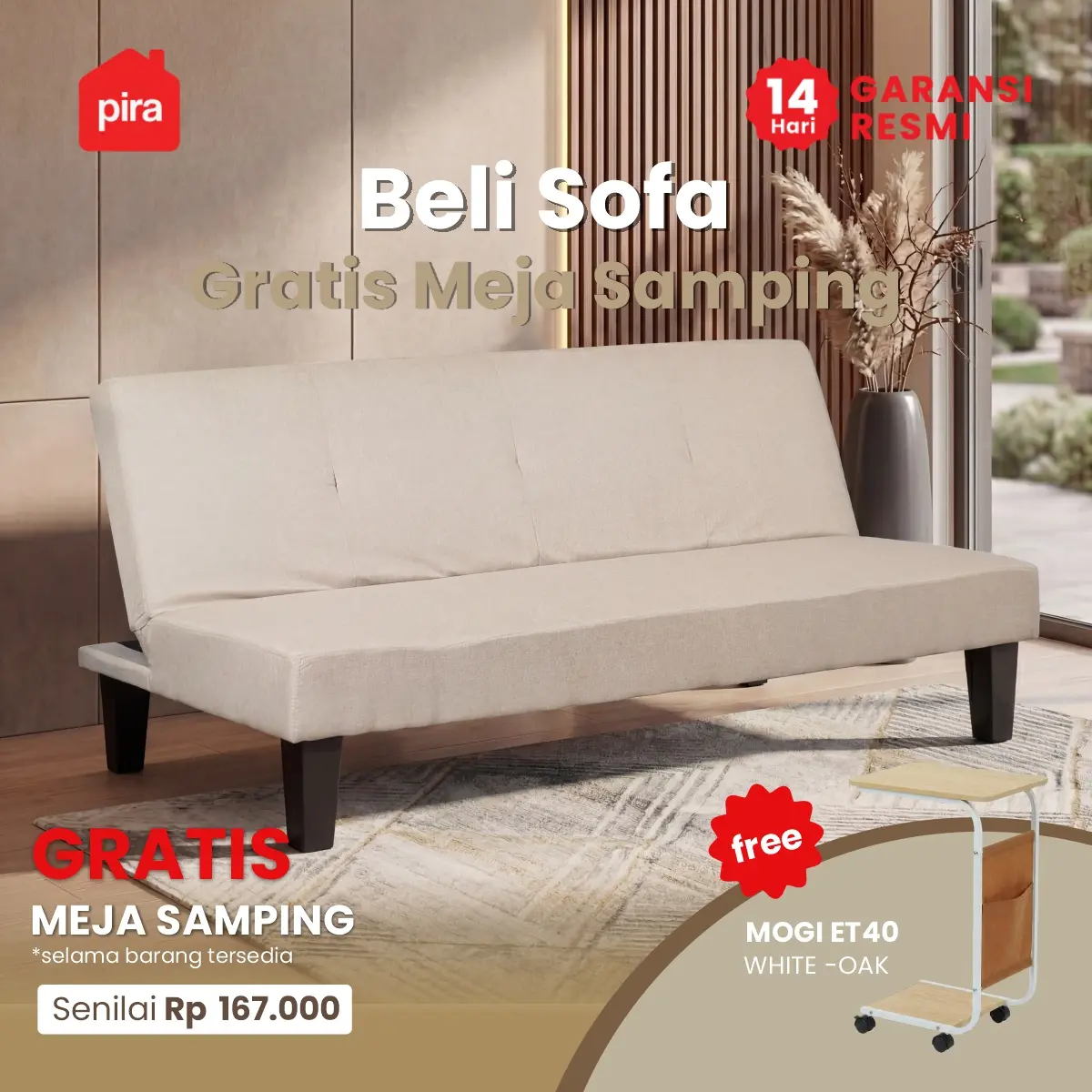 OLA SBD BOUTIQUE BEIGE + MOGI ET40 WHITE - OAK - foto 1