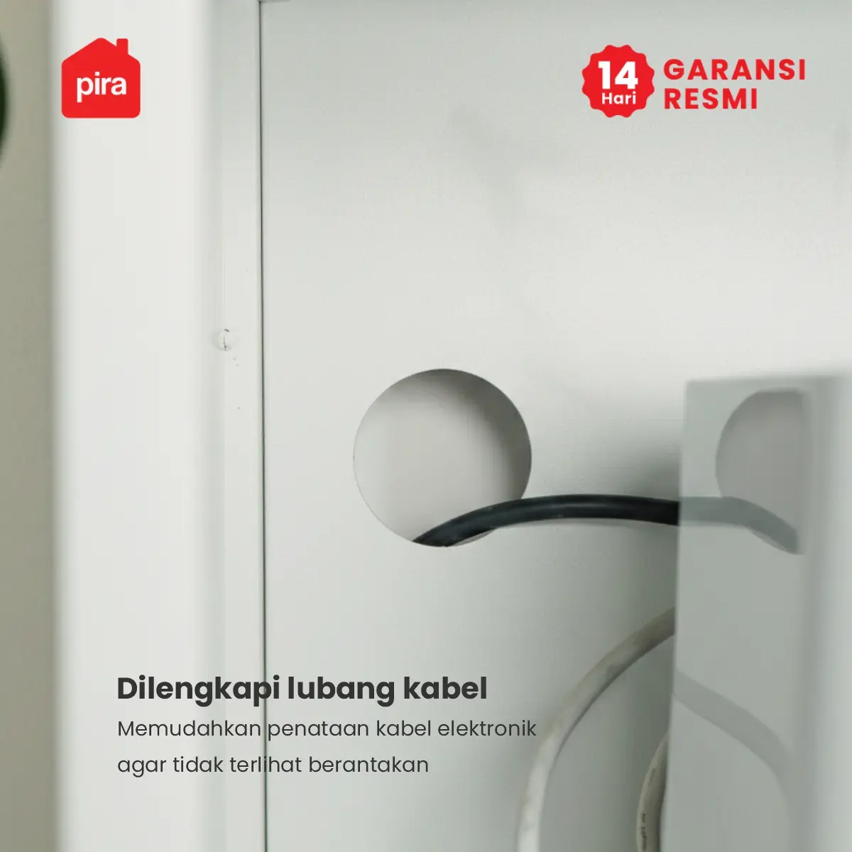 PIRA - REGALL AVA MSU 100T5 LEMARI DAPUR / RAK DAPUR / RAK DAPUR BESI / RAK SUSUN SERBAGUNA warna WHITE - PIRA - foto 5