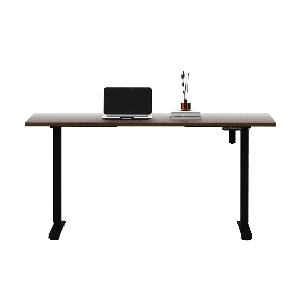 WORKDESIGN - TOTA NATU TT160 MEJA KERJA ELEKTRIK / ADJUSTABLE STANDING DESK - BROWN WALNUT - foto 2