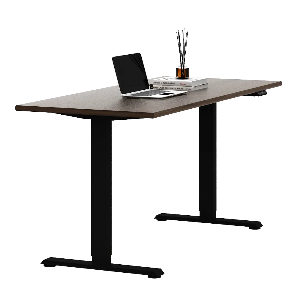 WORKDESIGN - TOTA NATU TT160 MEJA KERJA ELEKTRIK / ADJUSTABLE STANDING DESK - BROWN WALNUT - foto 3