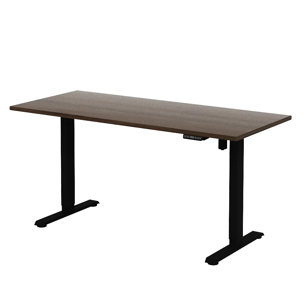 WORKDESIGN - TOTA NATU TT160 MEJA KERJA ELEKTRIK / ADJUSTABLE STANDING DESK - BROWN WALNUT - foto 4