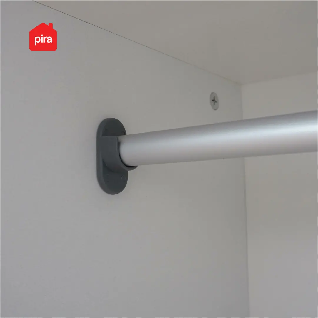 PIRA METROPOLIS -  YONA BL80 LEMARI PAKAIAN KECIL 2 PINTU warna WHITE - YELLOW OAK - PIRA METROPOLIS - foto 7