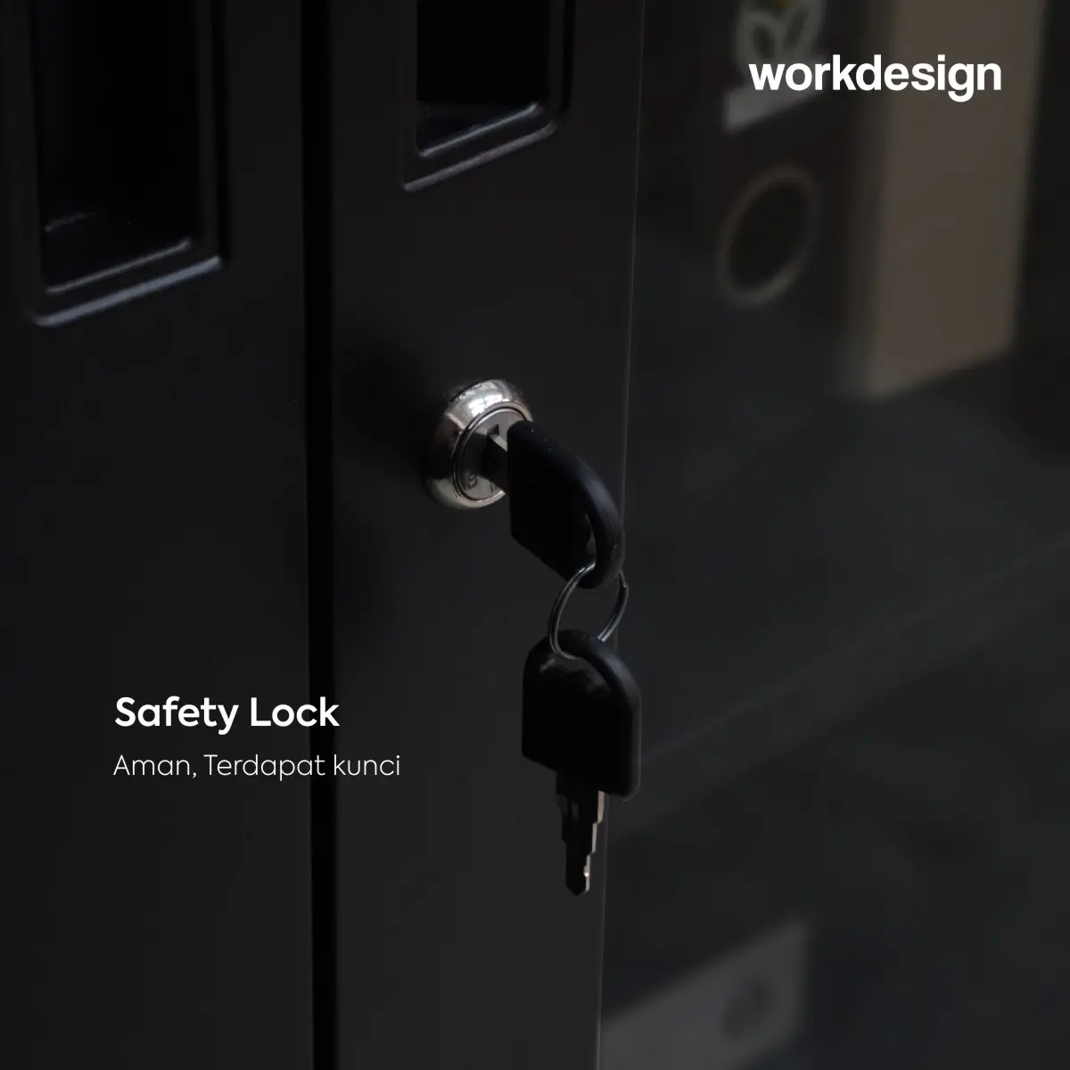 WORKDESIGN BURO MBC 2 FG RAK BUKU BESI / LEMARI ARSIP KANTOR warna BLACK - WORKDESIGN - foto 6