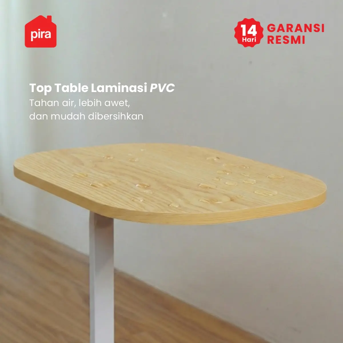 PIRA - TOGI ET40 MEJA KOPI / MEJA KECIL / MEJA SUDUT SOFA / MEJA SAMPING warna WHITE - PIRA - foto 9