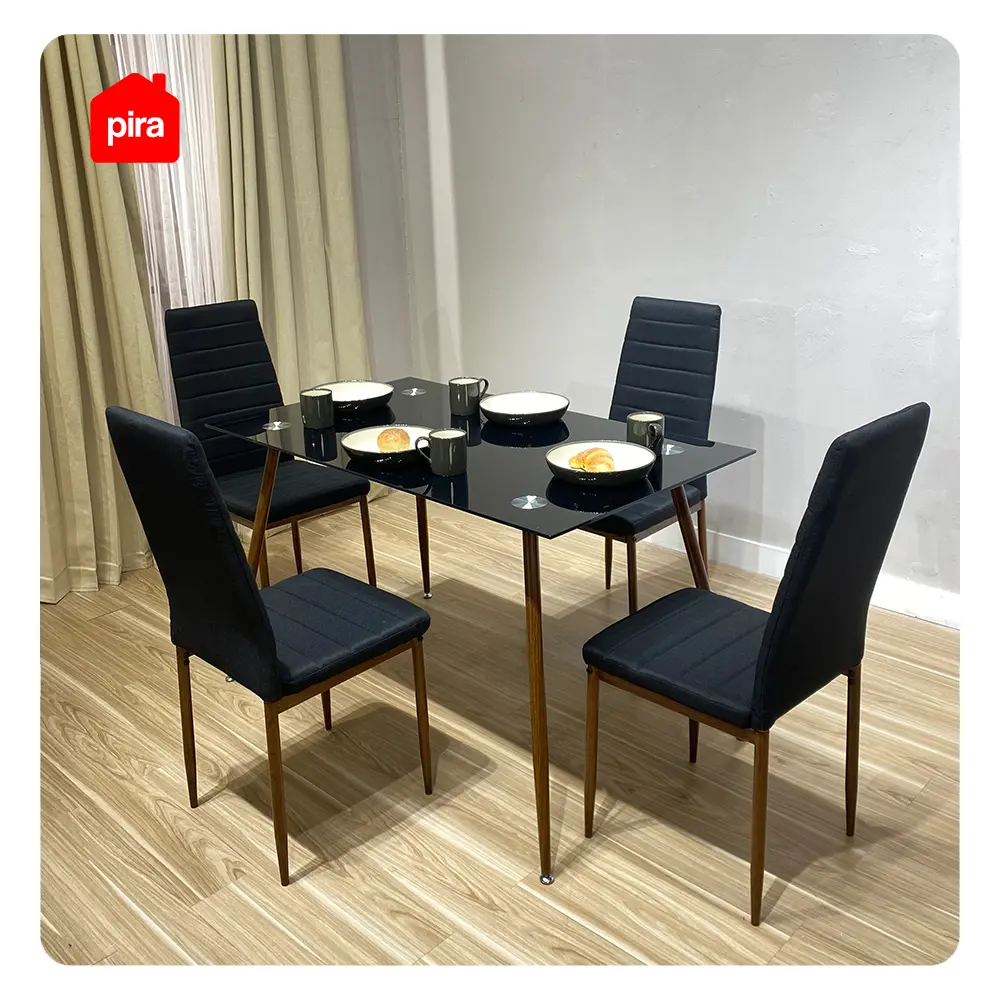 PIRA BAVARIAN - SONIA DTS 2 SET MEJA MAKAN warna DARK BLUE - DARK BROWN - BAVARIAN - foto 2