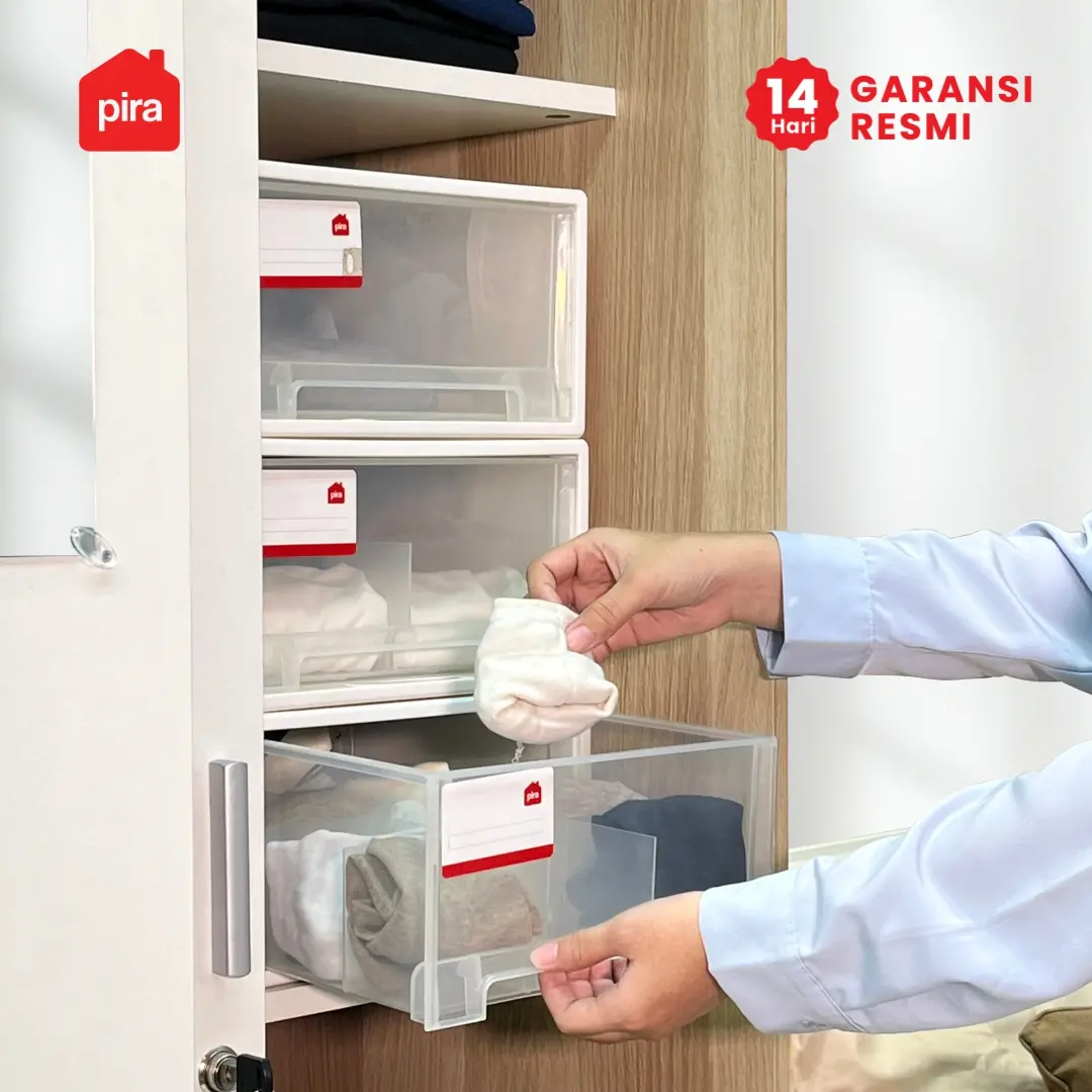 PIRA METROPOLIS OX - ARUNA WDSL80 A MR LEMARI PAKAIAN PINTU GESER / SLIDING warna WHITE - PIRA METROPOLIS OX - foto 6