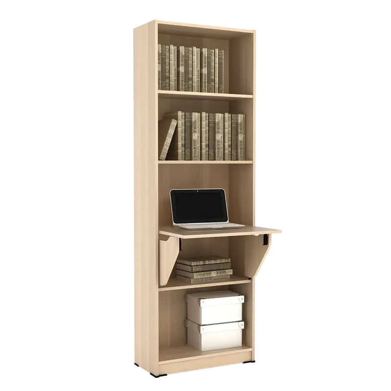 PIRA WORK - ROYCE DK60 MEJA BELAJAR / MEJA KERJA LIPAT / RAK BUKU warna PRO OAK - PIRA WORK - foto 7
