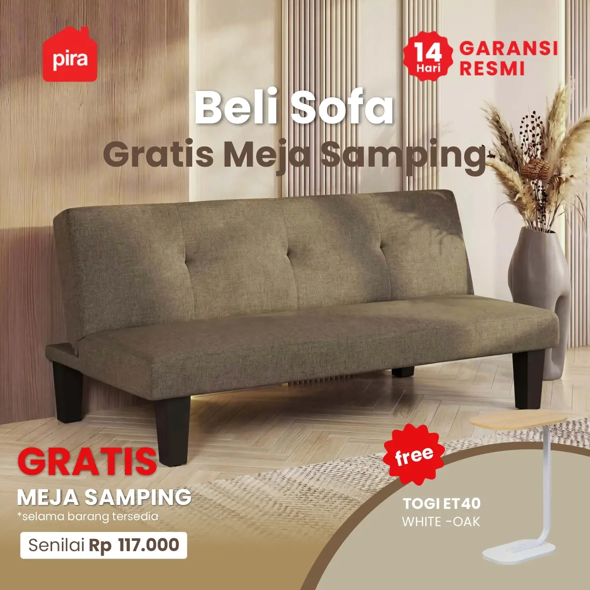 OLA SBD 160 GREY BROWN + TOGI ET40 WHITE - OAK - foto 1