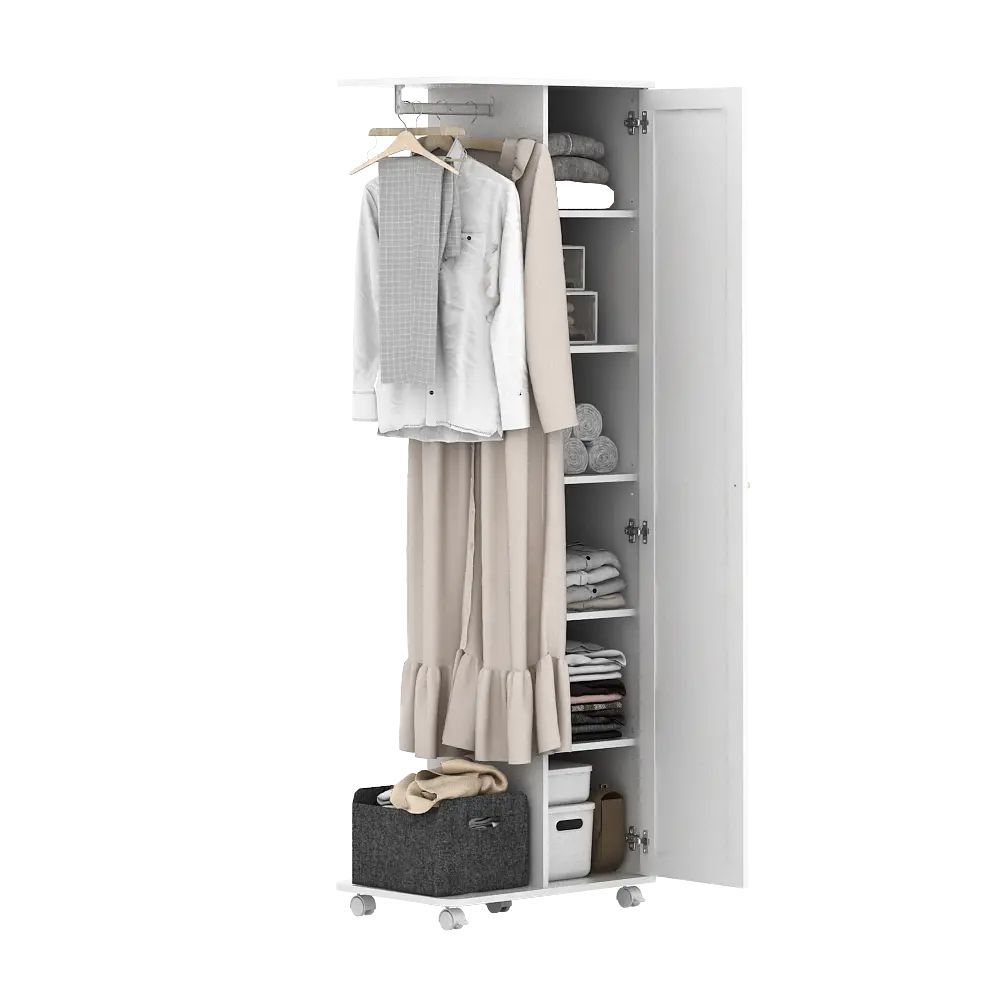 PIRA - VARINA AVA H LEMARI PAKAIAN / GANTUNGAN BAJU warna WHITE - PIRA - foto 5