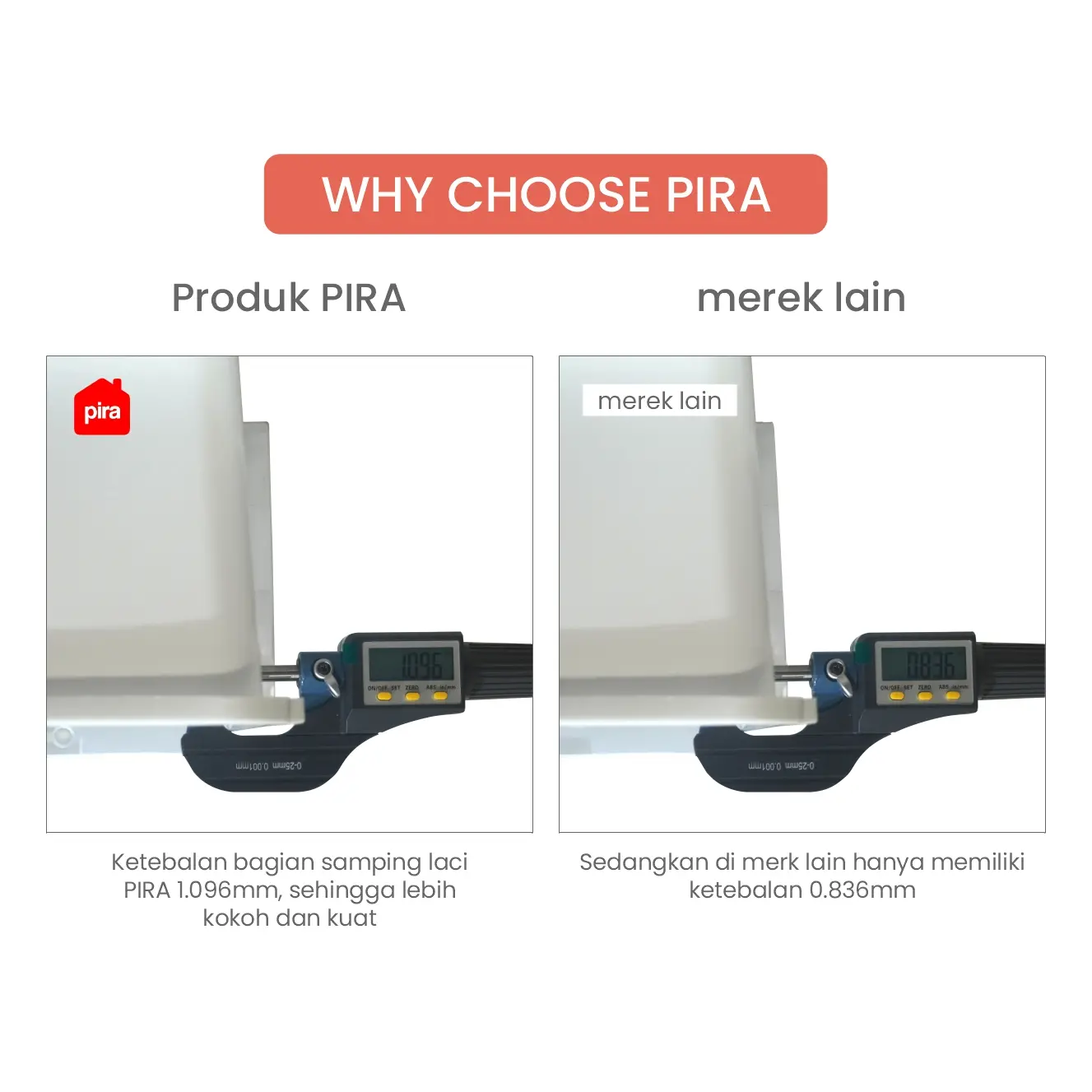 PIRA METROPOLIS - KAO PCH5+2 LEMARI LACI PLASTIK / LEMARI PLASTIK / DRAWER PLASTIK / LEMARI BAYI / LEMARI PAKAIAN ANAK warna WHITE - PIRA METROPOLIS - foto 8