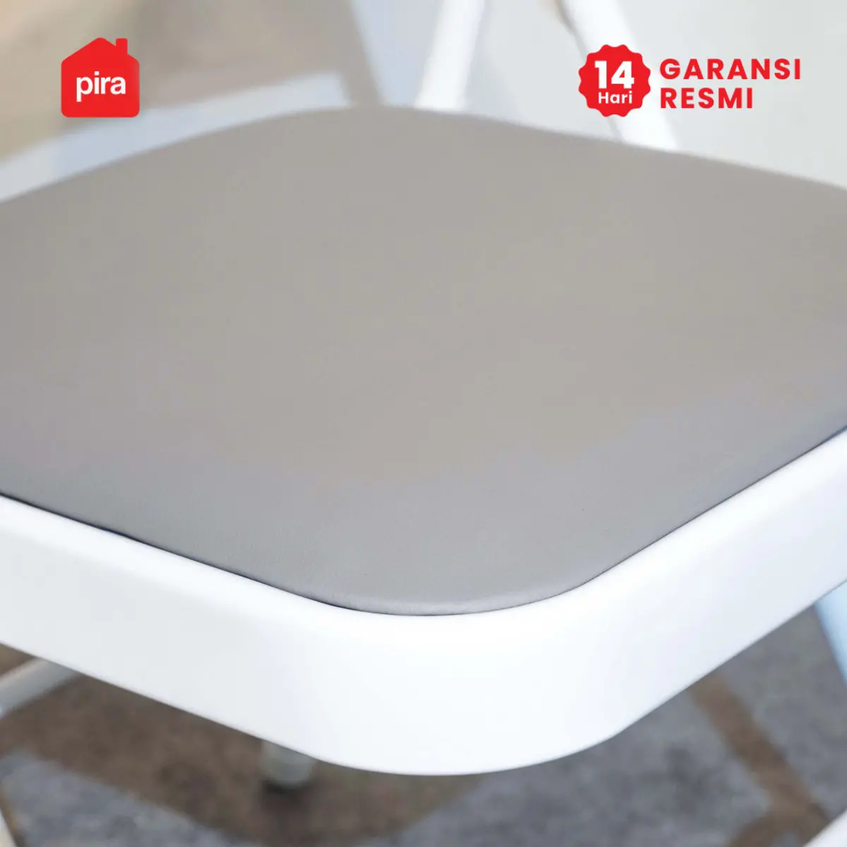 PIRA - SOLO AVA CH45 KURSI LIPAT OUTDOOR / KURSI LIPAT / KURSI CAFE warna WHITE - GREY - PIRA - foto 4