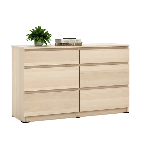 PIRA -  LINUS CH3+3 LEMARI LACI warna PRO OAK - PIRA - foto 3