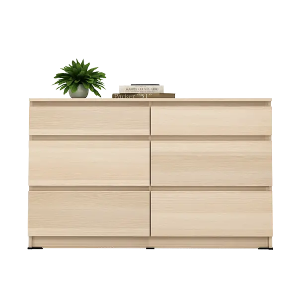 PIRA -  LINUS CH3+3 LEMARI LACI warna PRO OAK - PIRA - foto 4