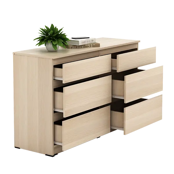 PIRA -  LINUS CH3+3 LEMARI LACI warna PRO OAK - PIRA - foto 5