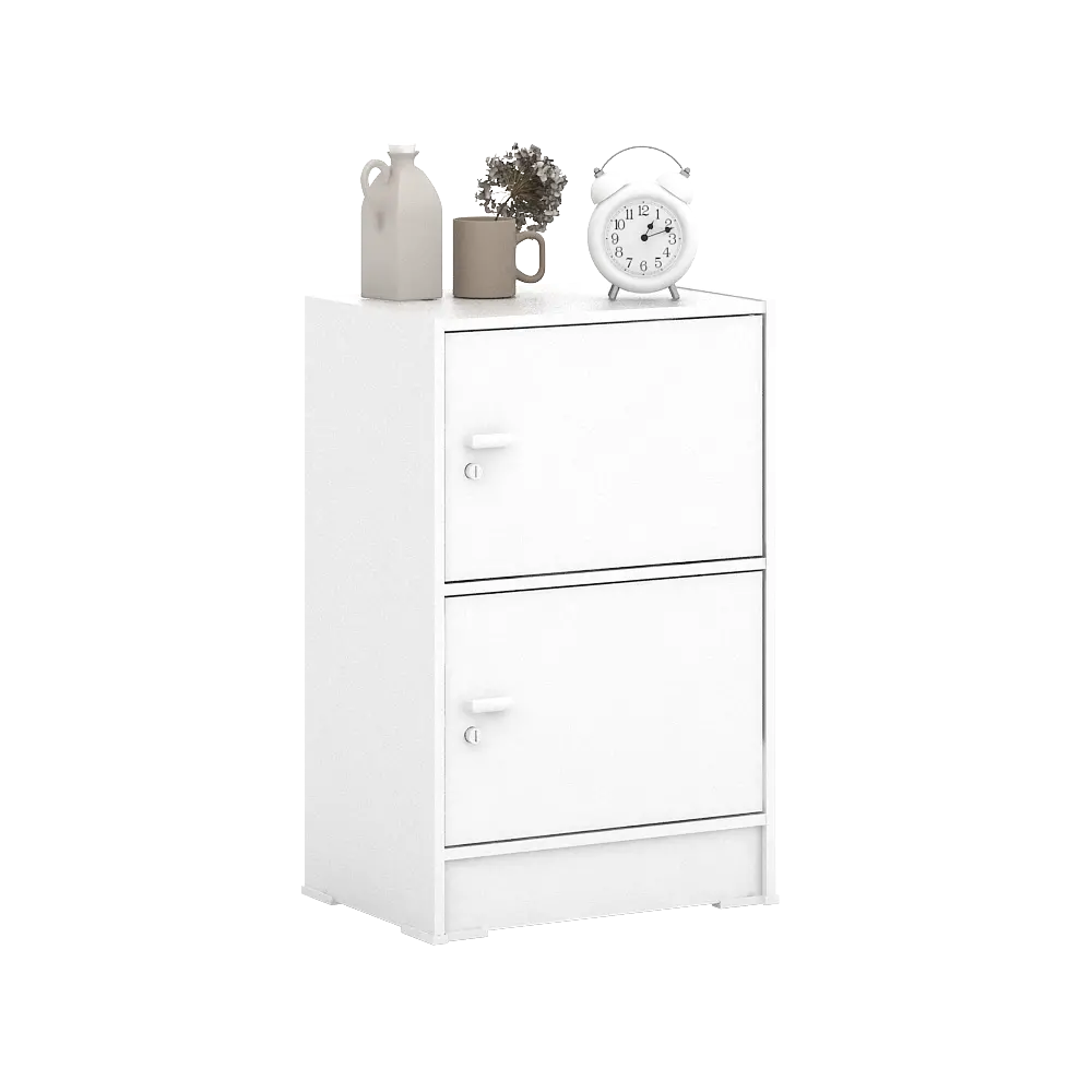PIRA METROPOLIS OX -  ARUNA RSG2 RAK SERBAGUNA / RAK SUSUN 2 PINTU warna WHITE - PIRA METROPOLIS OX - foto 3