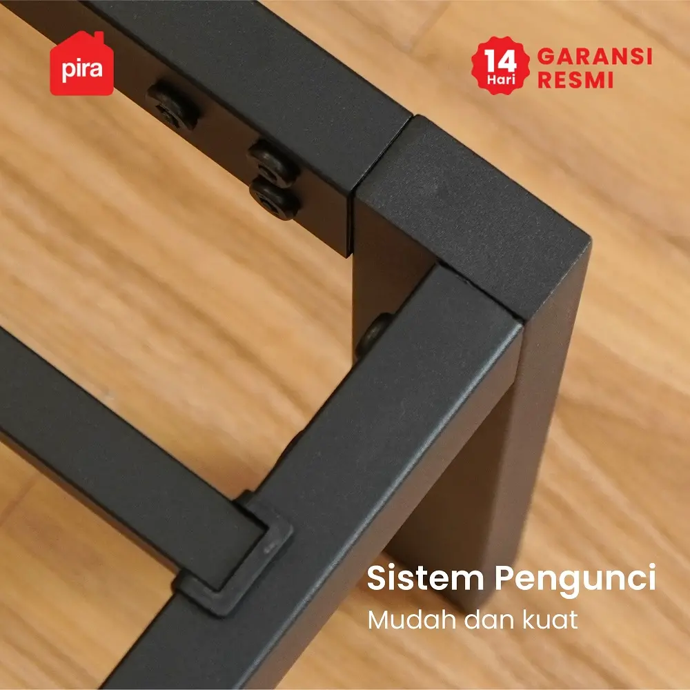 PIRA - BASE AVA MBD120 DIVAN BESI / DIPAN / TEMPAT TIDUR BESI warna BLACK - PIRA - foto 5