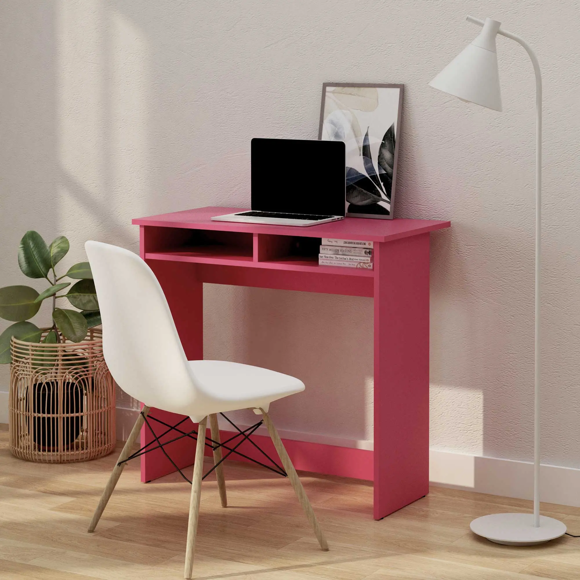 PIRA OX - JOYDK MEJA KERJA/MEJA BELAJAR warna FUSCHIA - PIRA OX - foto 2