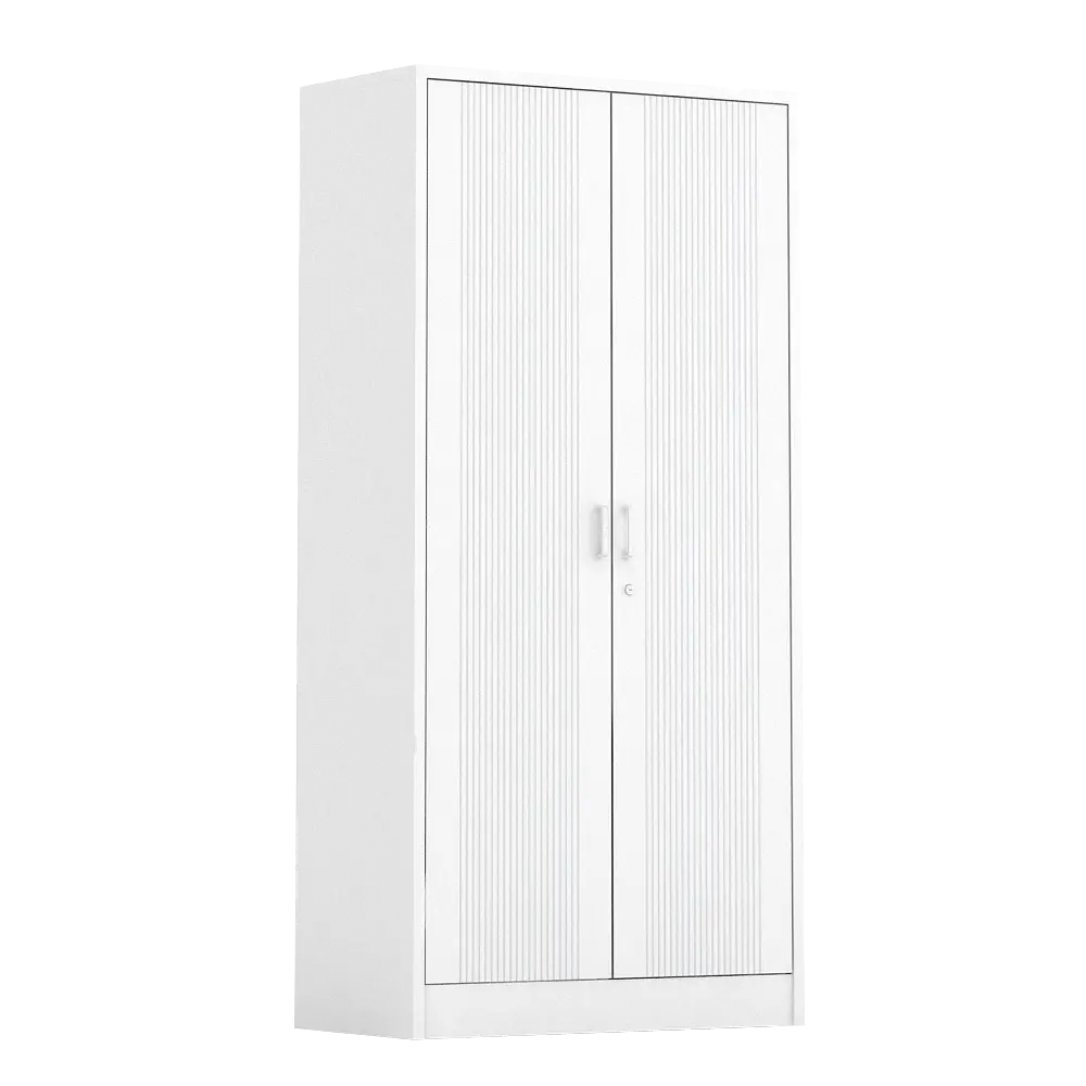 PIRA - LINIO 2P MWD LEMARI PAKAIAN BESI 2 PINTU warna WHITE - PIRA - foto 6
