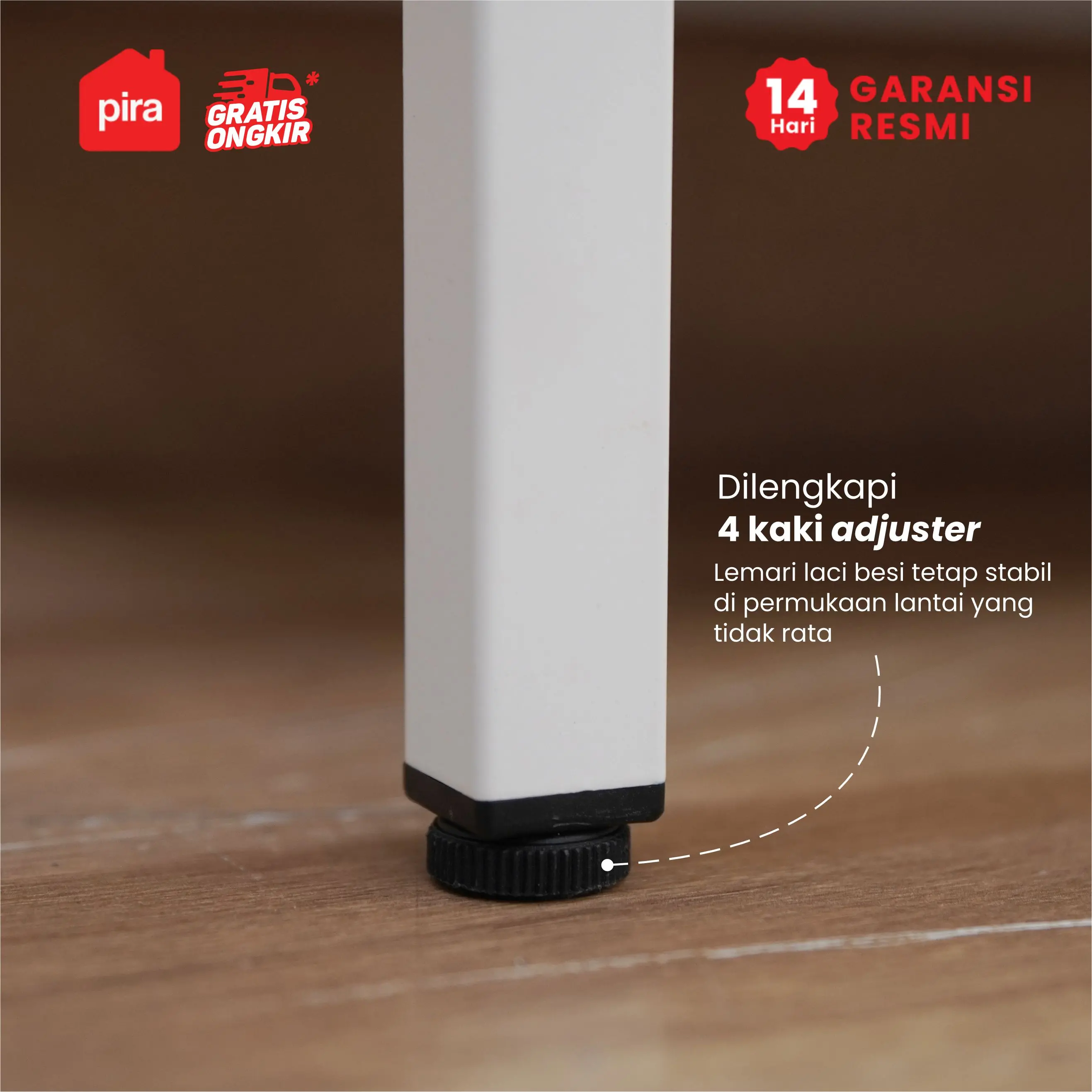 PIRA - ALEX MCH4 LEMARI LACI / LACI BESI / DRAWER BESI warna WHITE - PIRA - foto 5