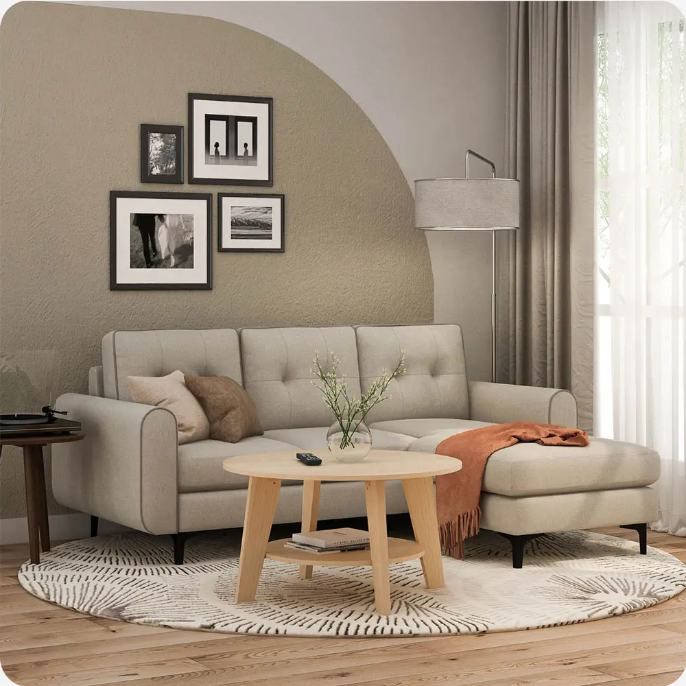 PIRA - GENTO SFC SOFA CORNER warna LIGHT BEIGE - PIRA - foto 1