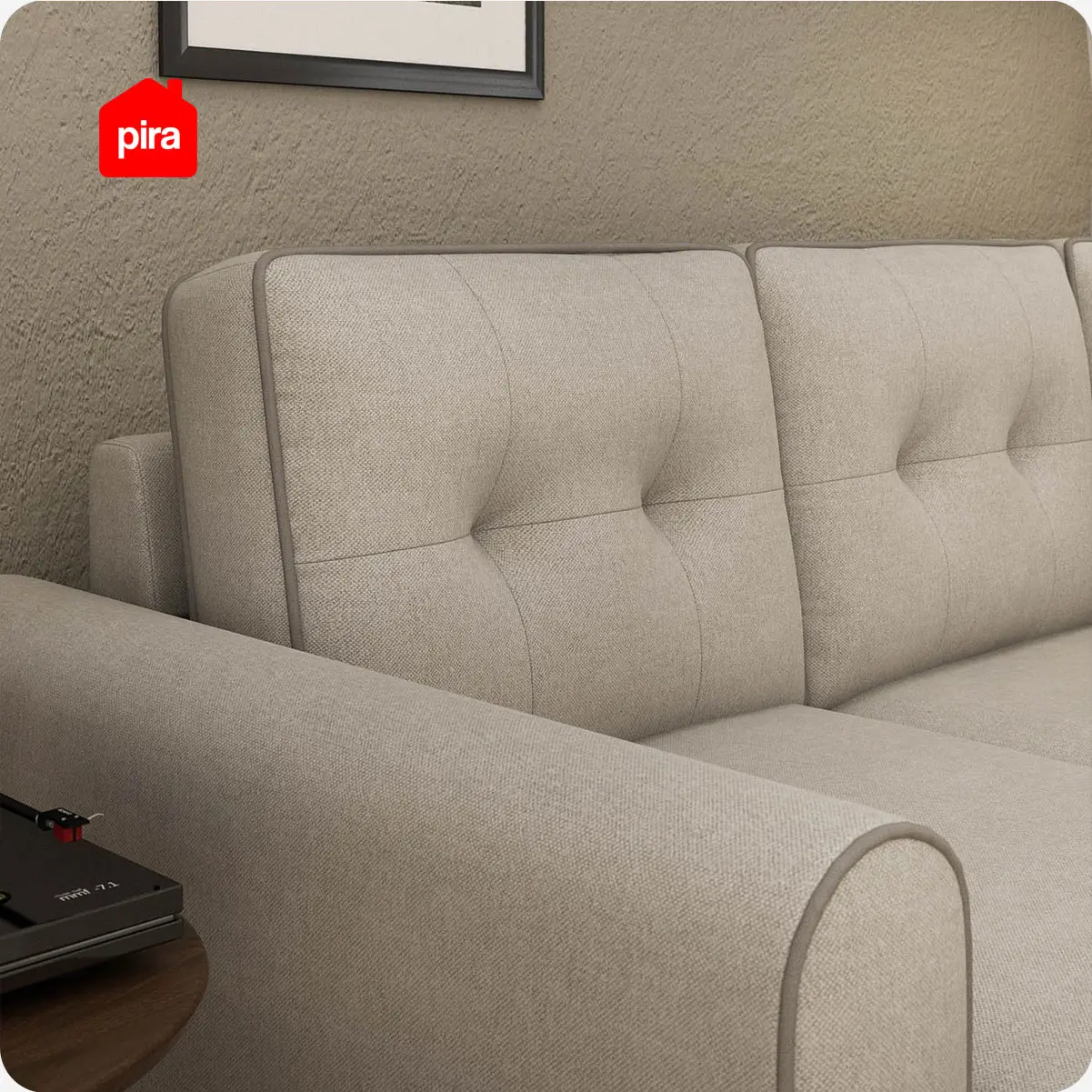 PIRA - GENTO SFC SOFA CORNER warna LIGHT BEIGE - PIRA - foto 3