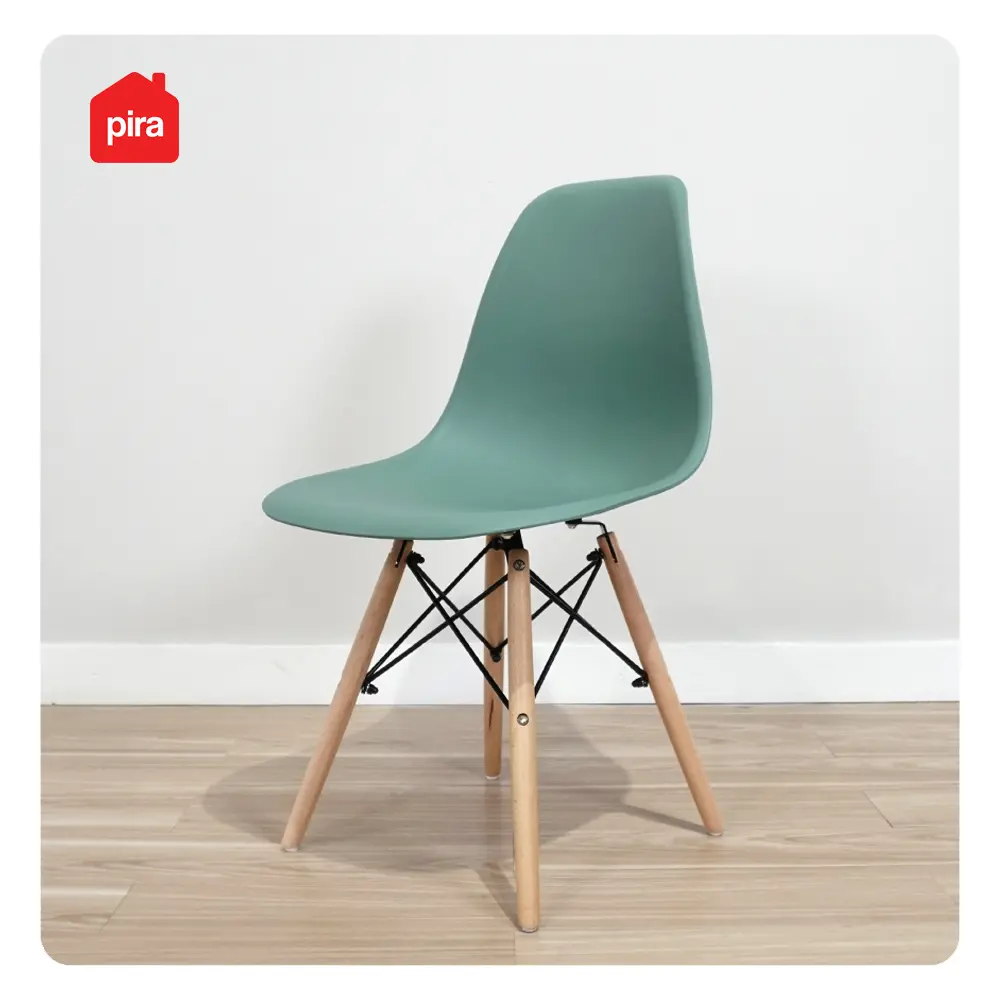 PIRA - BJORN DC KURSI KERJA / KURSI MAKAN / KURSI TERAS / KURSI CAFE / KURSI SANTAI / KURSI BELAJAR / KURSI PLASTIK warna DARK GREEN - PIRA - foto 7