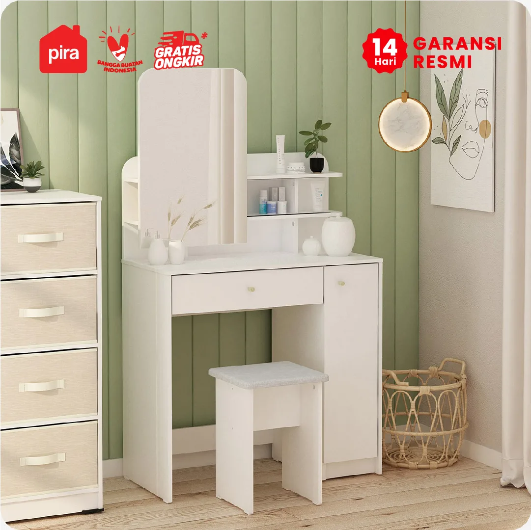 PIRA METROPOLIS - SECHA DS80 MEJA RIAS warna WHITE - METROPOLIS - foto 1