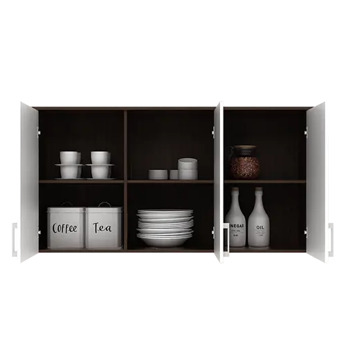 PIRA METROPOLIS - ALBA BAZ KC WU120 KABINET GANTUNG DAPUR warna AMERICAN WALNUT - WHITE - METROPOLIS - foto 3