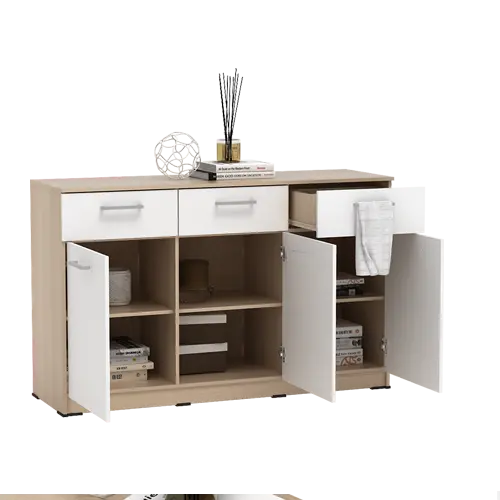 PIRA METROPOLIS OX - ARUNA SB121 BUFET / RAK DAPUR / KITCHEN SET BAWAH DAPUR / LEMARI DAPUR warna PRO OAK - WHITE - PIRA METROPOLIS OX - foto 8