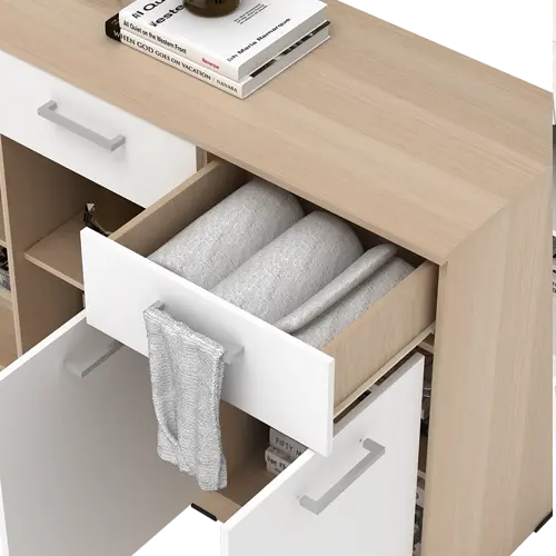 PIRA METROPOLIS OX - ARUNA SB121 BUFET / RAK DAPUR / KITCHEN SET BAWAH DAPUR / LEMARI DAPUR warna PRO OAK - WHITE - PIRA METROPOLIS OX - foto 9